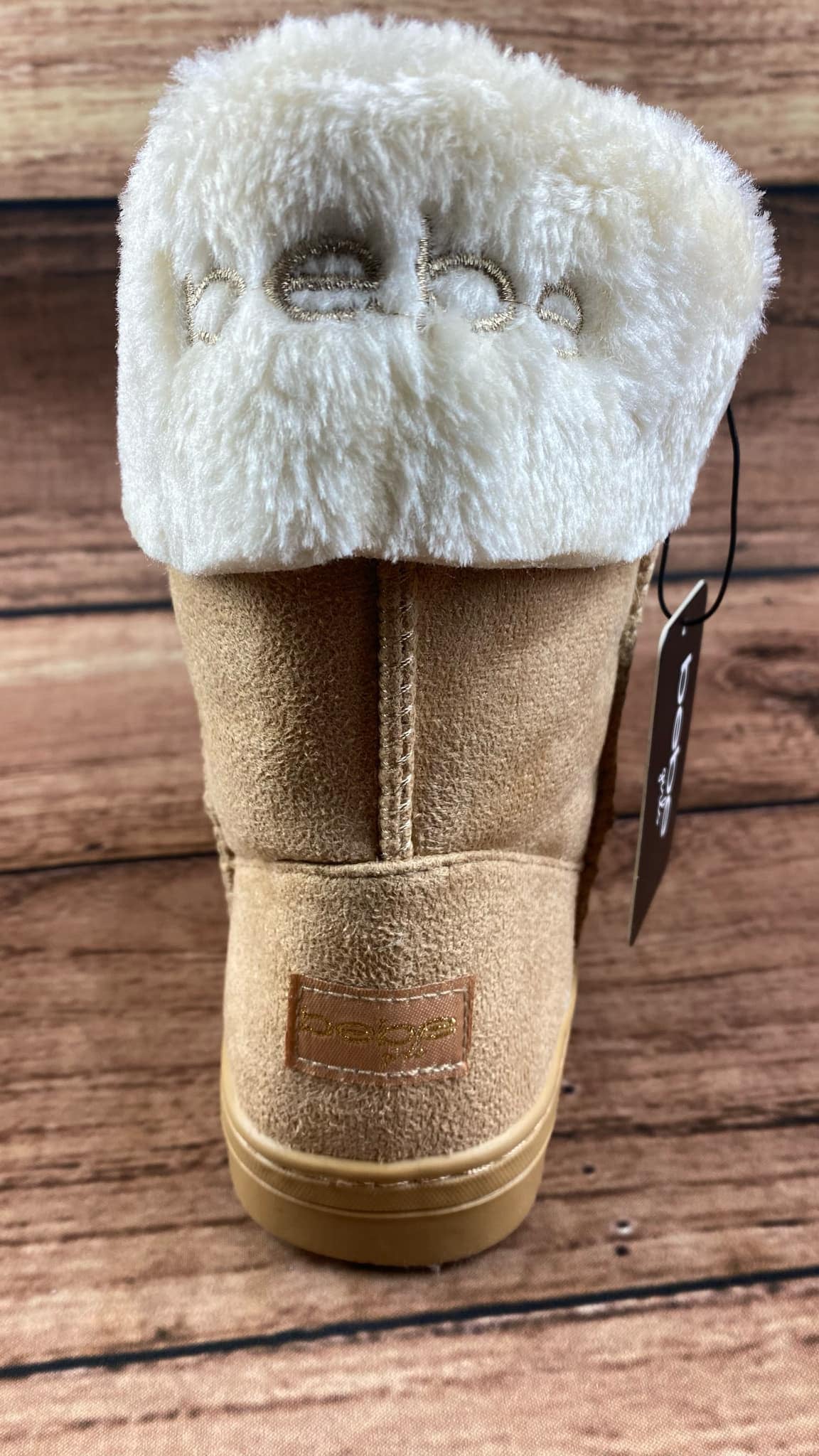 Botas BEBE LOS ANGELES Con Forro De Sherpa De Microgamuza Niña