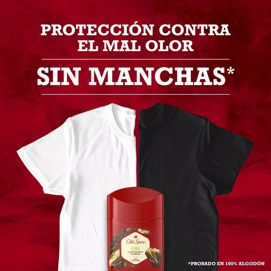 Desodorante Antitranspirante Old Spice Leña Con Menta 50g