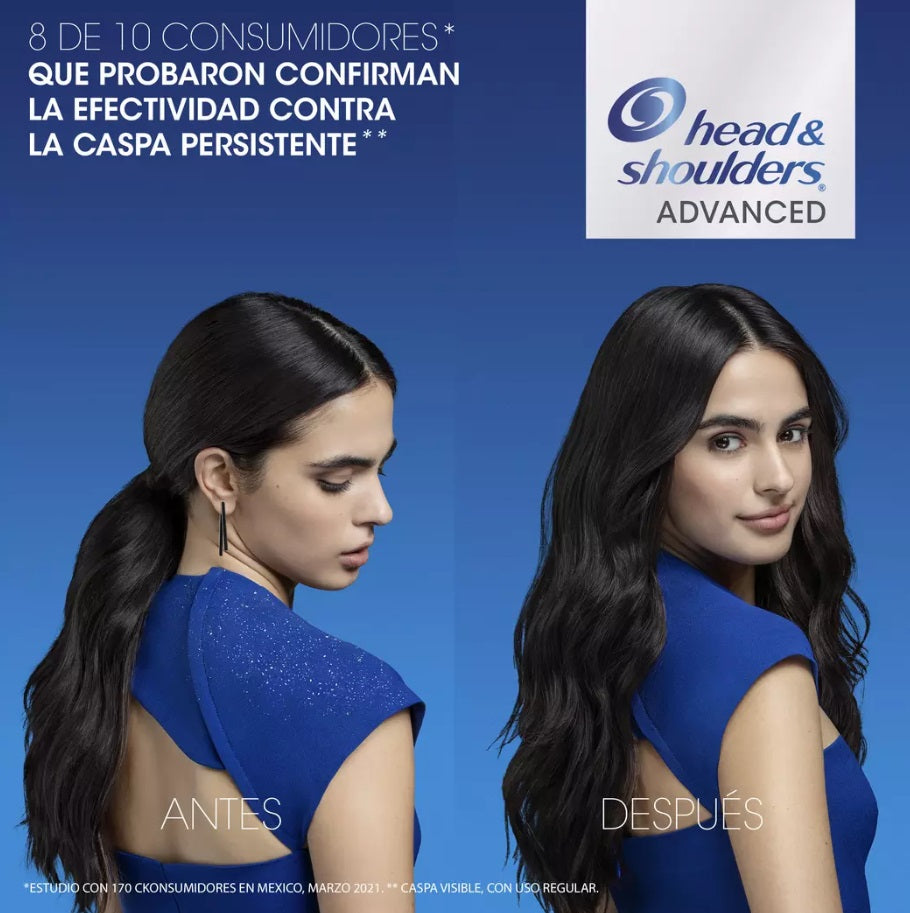 Shampoo Head & Shoulders Advanced Nutrición Intensa Con 280ml