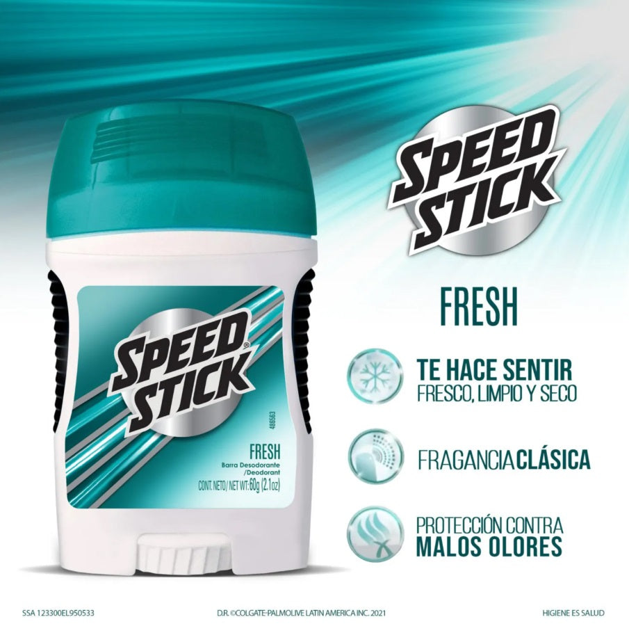 Desodorante En Barra Fresh 60gr Speed Stick