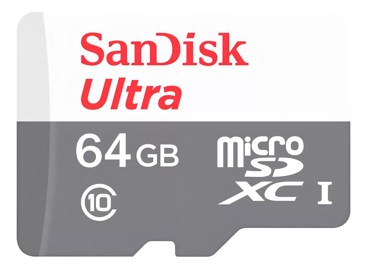 Tarjeta De Memoria Sandisk Ultra Con Adaptador Sd 64gb