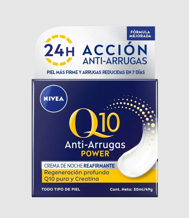 Nivea Q10 POWER Anti-arrugas + Reafirmante Crema de Noche