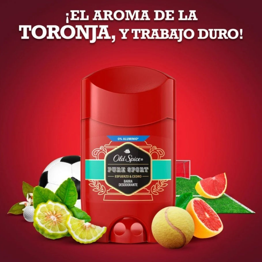 Desodorante Antitranspirante Old Spice Pure Sport 50g