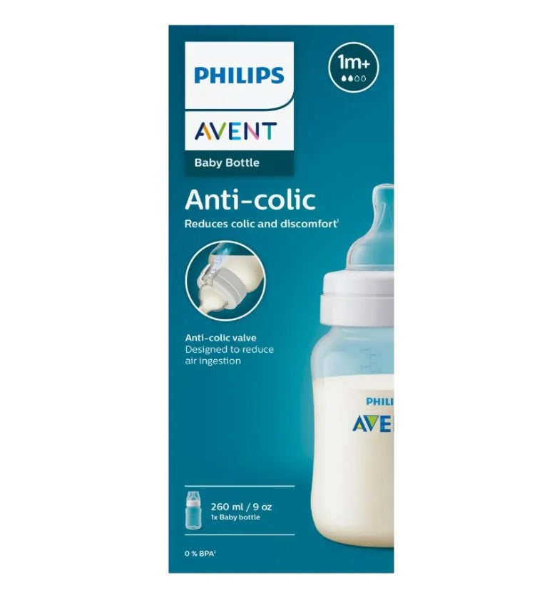 Mamadera Anticolic 260ml desde 1M+ AVENT SCY103/01