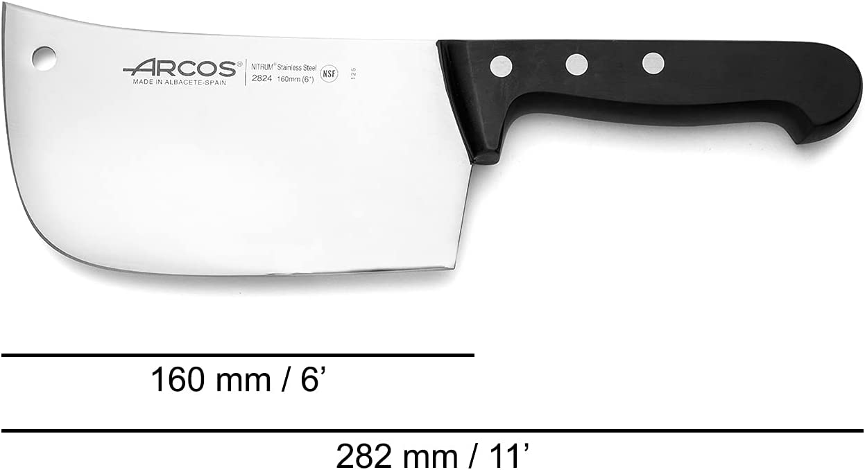 Cuchillo Hacha Carnicero Arcos 2824 Profesional 16cm