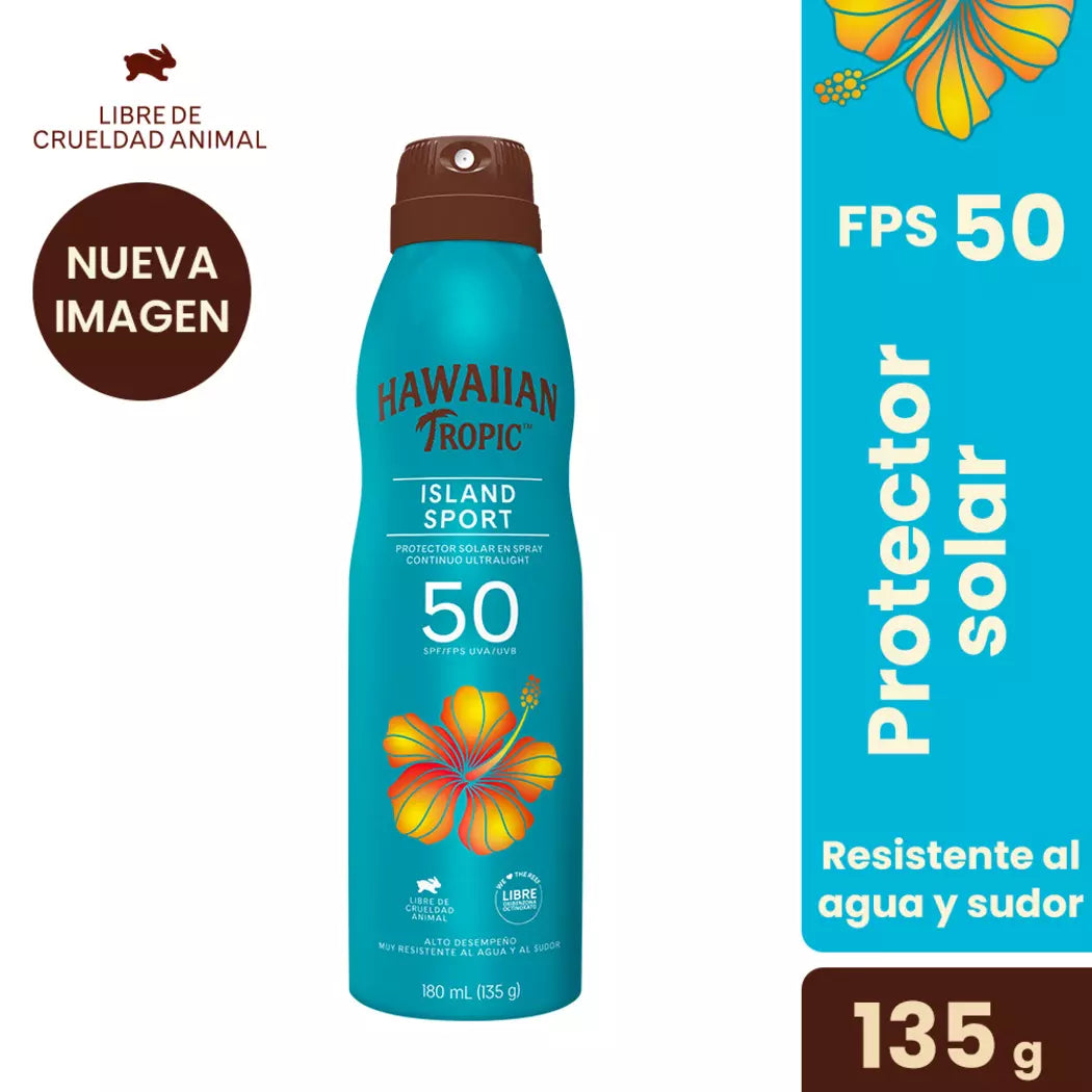 Protector Solar Sport Fps50 | Hawaiian Tropic Island | 180ml