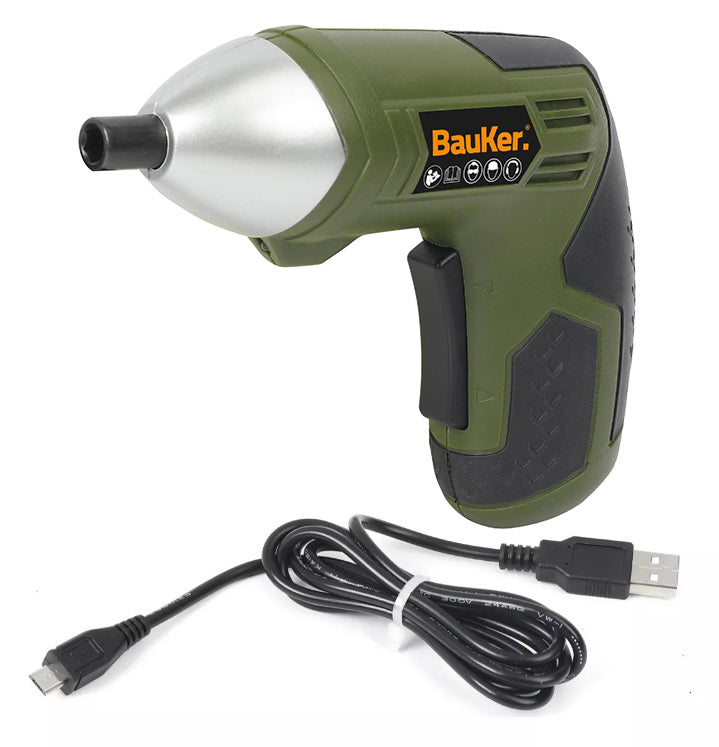 Atornillador/Destornillador Bauker Inalámbrico Usb 4.0v