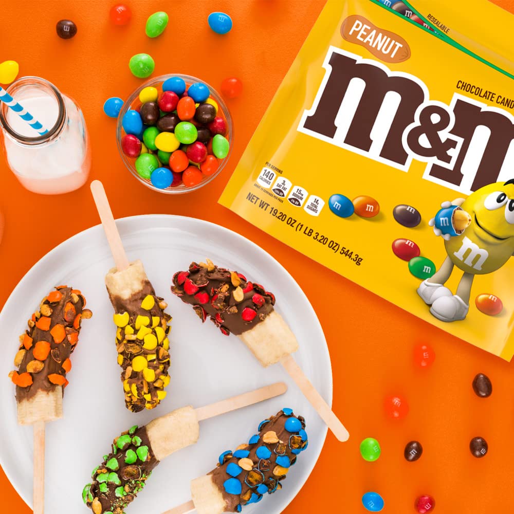 M&M Chocolate Con Leche Y Maní 512g