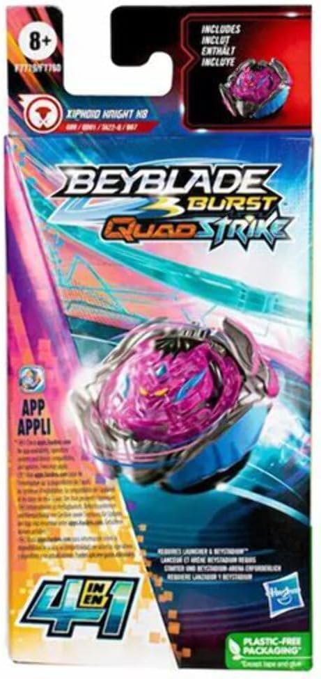 Beyblade Burst Quadstrike Xiphoid Knight K8 Color Multicolor