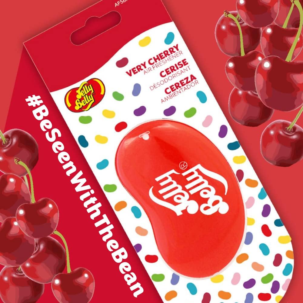 Pack 2u Aromatizante Para Auto Jelly Belly 3d - Very Cherry