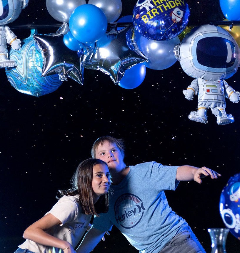 Pack De Globos Temática Universo Astronauta Aluminio Palms