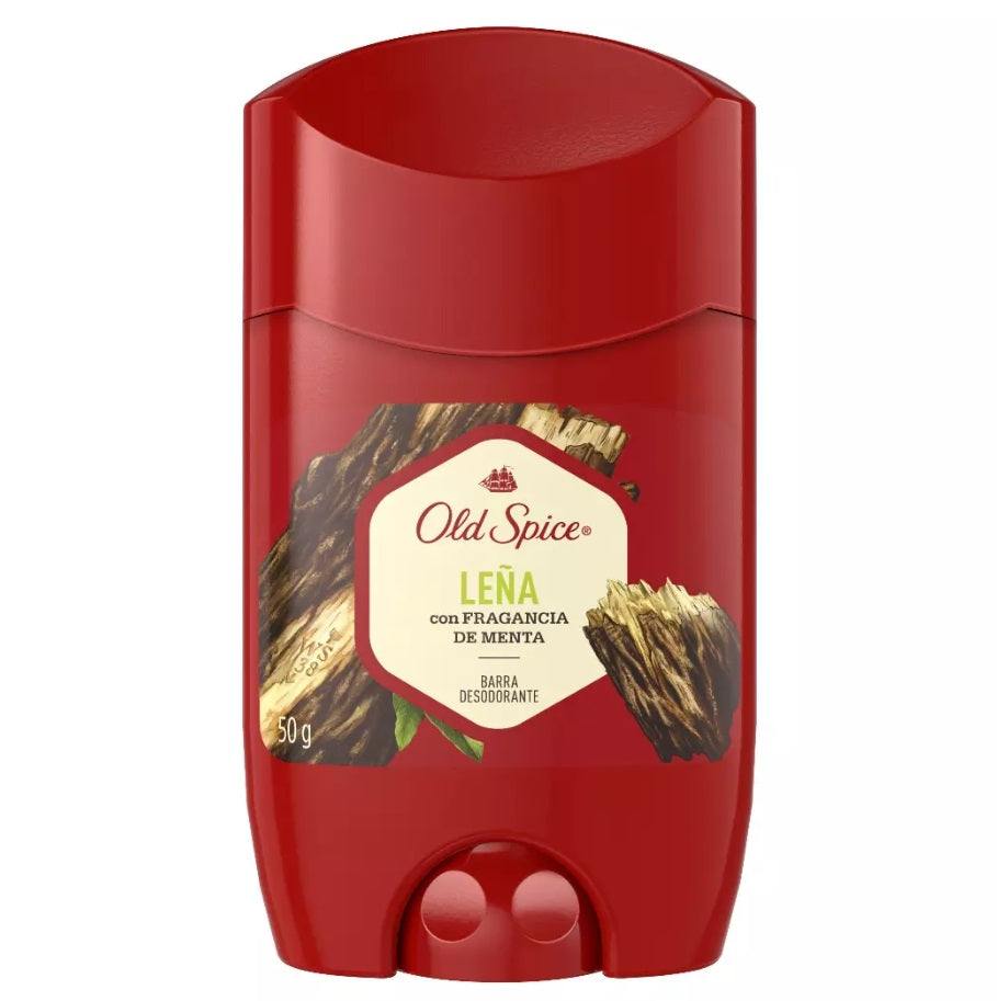 Desodorante Antitranspirante Old Spice Leña Con Menta 50g