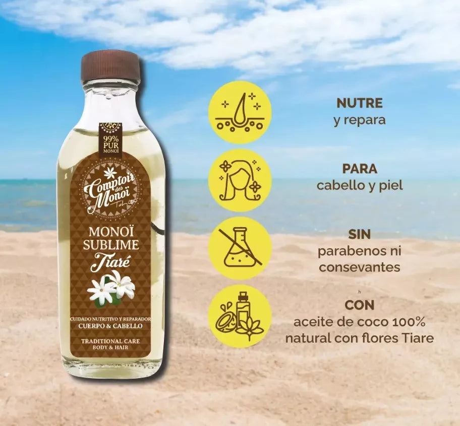 Monoi Aceite  Comptoir Des Monoi Sublime Tiare 100 Ml