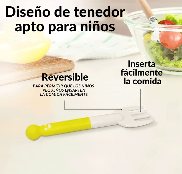 Set Cuchara Y Tenedor Paso 2 Pigeon + Estuche