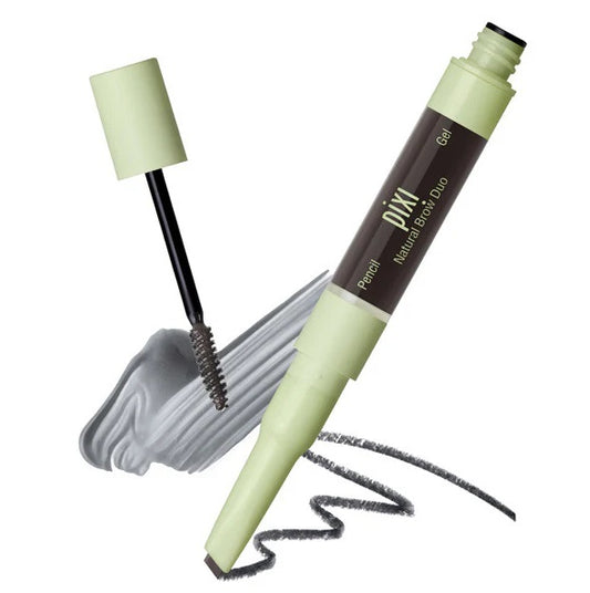 PIXI Dúo Lápiz y Gel para Cejas Natural Brow Duo – Soft Black