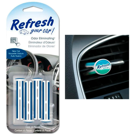 Refresh Your Car! Ambientador Auto Coche Nuevo X4