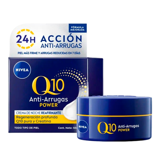 Nivea Q10 POWER Anti-arrugas + Reafirmante Crema de Noche