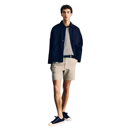 Bermudas Sarga De Algodón Suave H&M Man