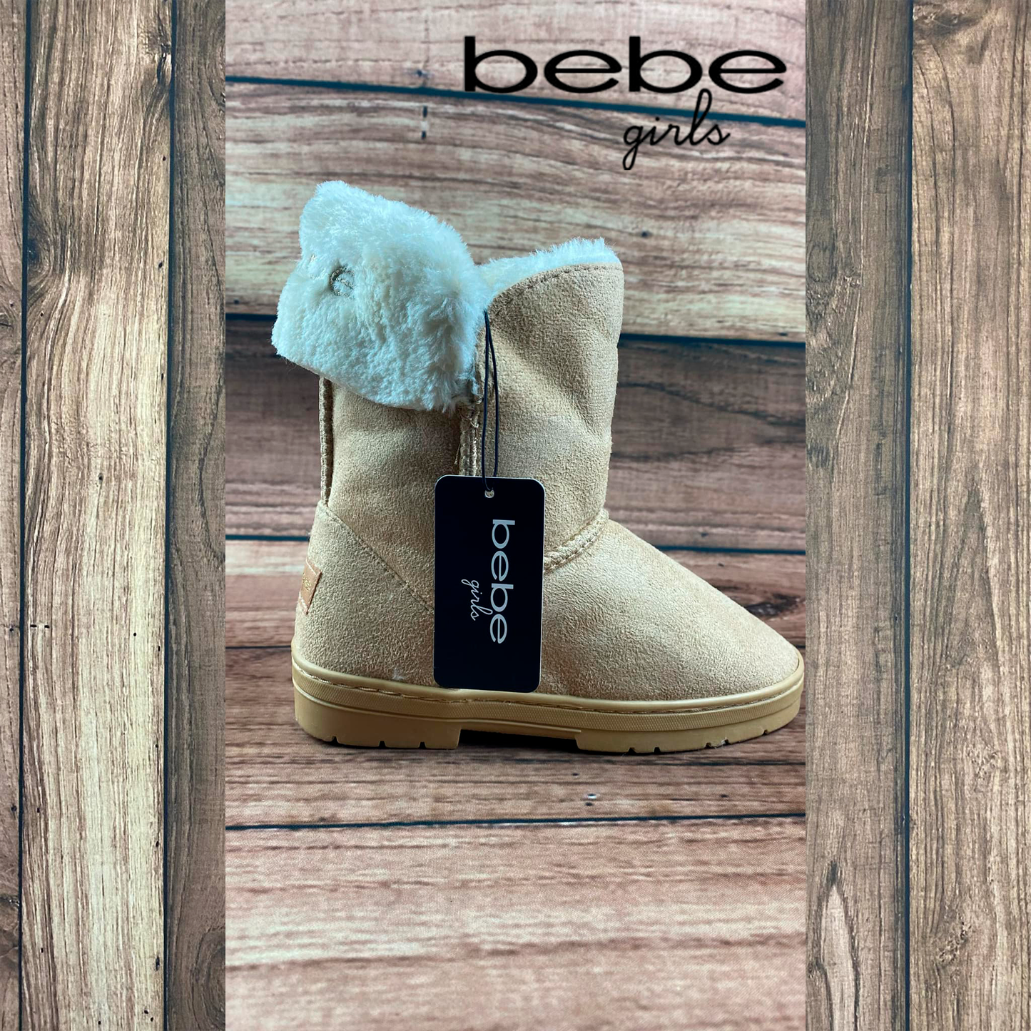 Botas BEBE LOS ANGELES Con Forro De Sherpa De Microgamuza Niña