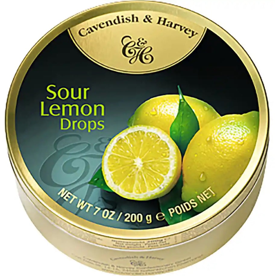 Caramelos Cavendish & Harvey Sour Lemon Drops Alemanes