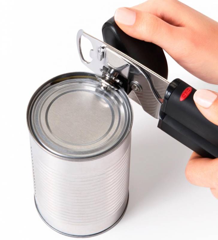 Abrelatas En Acero Inoxidable Oxo Soft Can Opener De 17 Cm