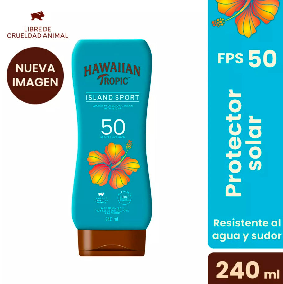 Protector Solar Fps50 | Hawaiian Tropic Island Sport | 240ml