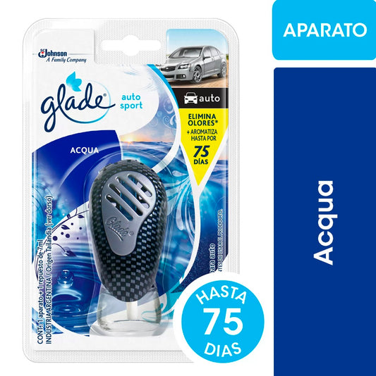 Aromatizante De Auto Acqua Aparato Y Repuesto Glade