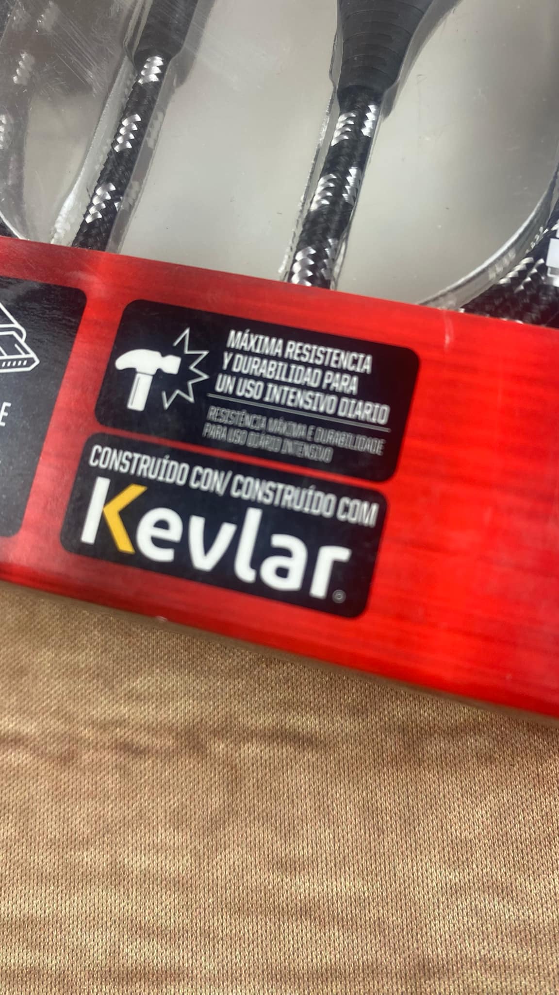 Cable Carga Rápida Usb A Micro Usb Con Kevlar 2mts Ubermann