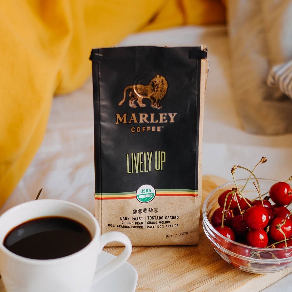 Marley Coffee  Café grano molido Lively Up 227 Gr.