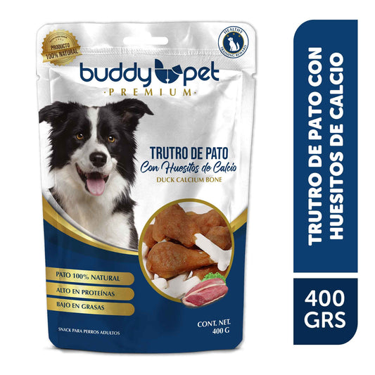 Buddy Pet Trutro De Pato Con Huesitos De Calcio 400g